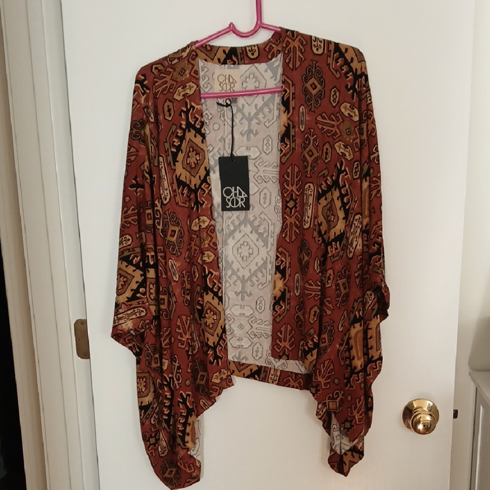 CHA SOR,  Bohemian Kimono Cardigan XS/S